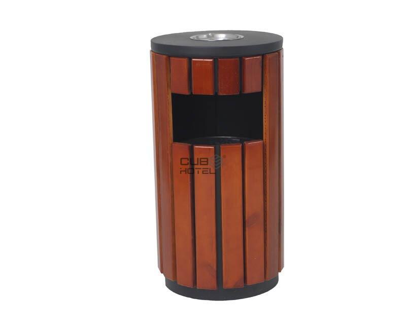 Papeleira Exterior 40L com Cinzeiro M502